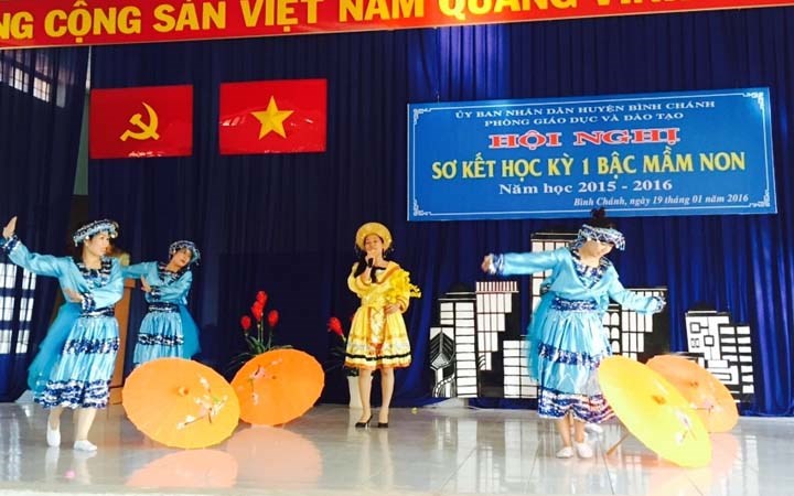 Hội nghị sơ kết học kỳ I bậc Mầm non